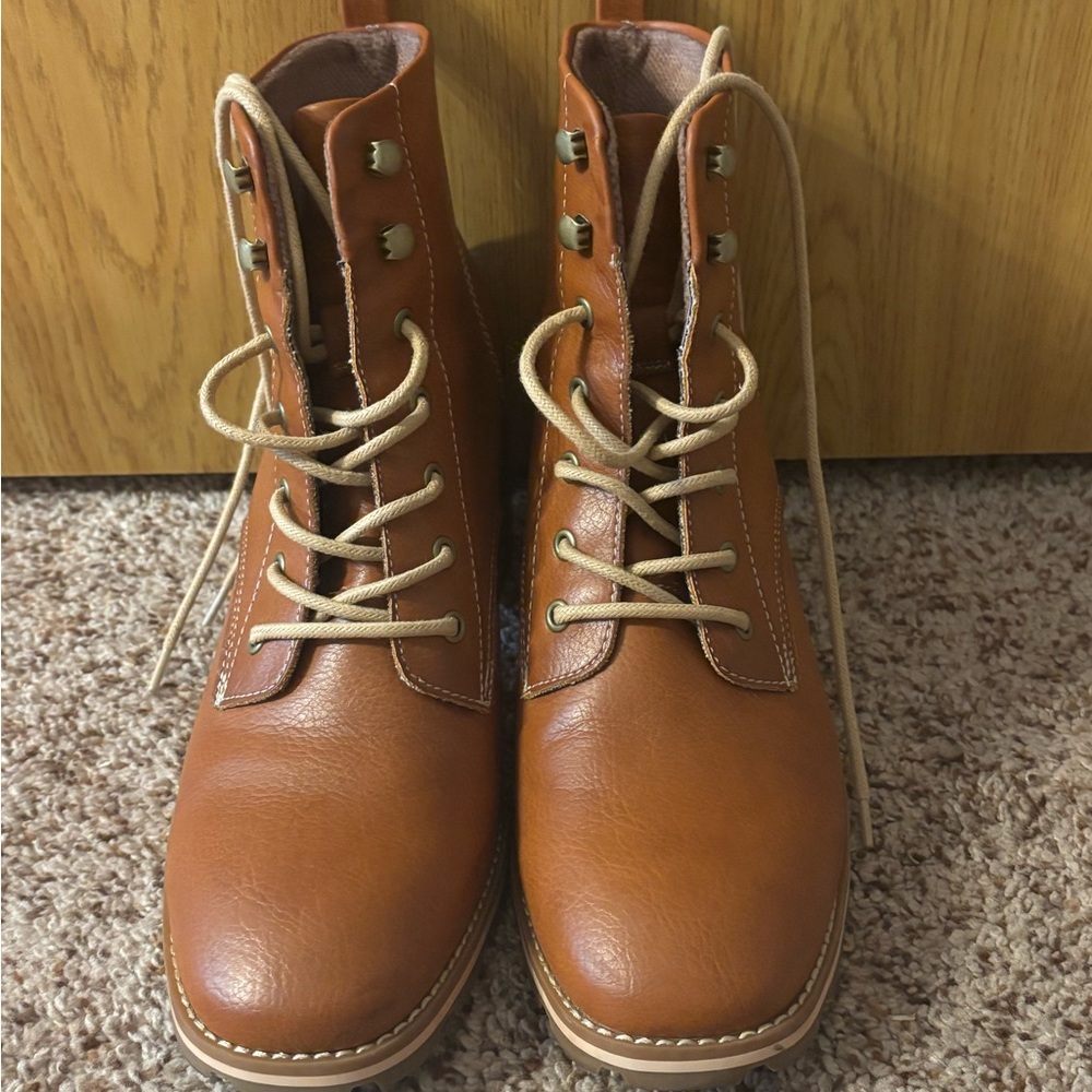 Kork-Ease Tan Heeled Boots